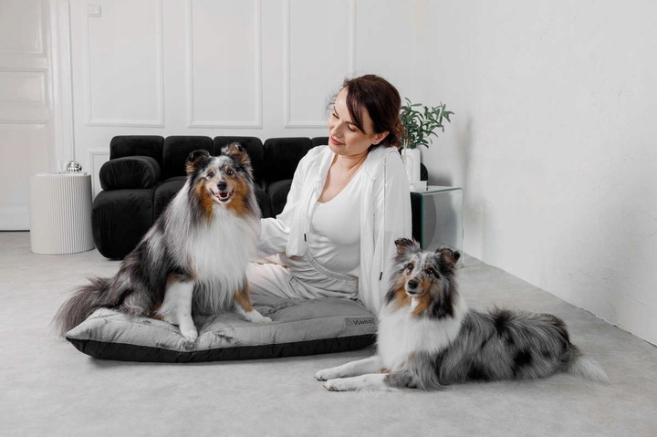 PLUSZOWE legowisko dla psa spanie łóżko Welsti duże 100x70 puszyste