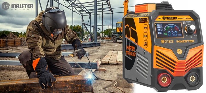 SPAWARKA inwerterowa inwertorowa MMA TIG IGBT na elektrode Majster