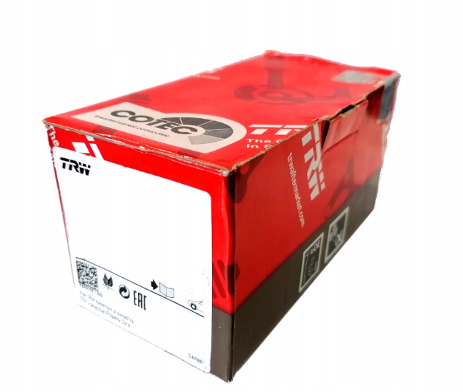 KLOCKI HAMULCOWE TYŁ GDB1622 TRW AUDI A3