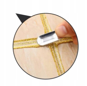 ZESTAW szpachelek do nakładania i profilowania fugi silikonu 5szt do