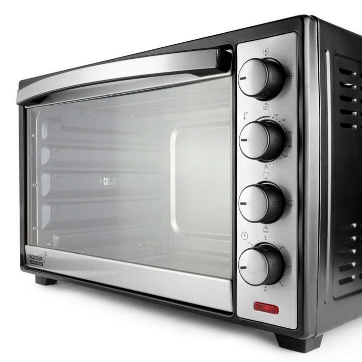 PIEKARNIK ELEKTRYCZNY 48L TERMOOBIEG ROŻNO GRILL WOLNOSTOJĄCY MINI