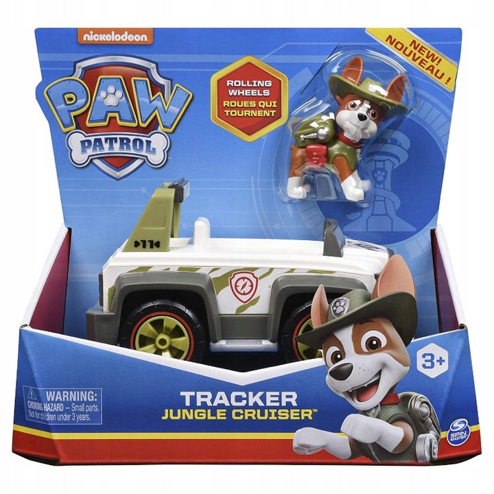 PSI PATROL TRACKER FIGURKA I POJAZD TERENOWY JEEP