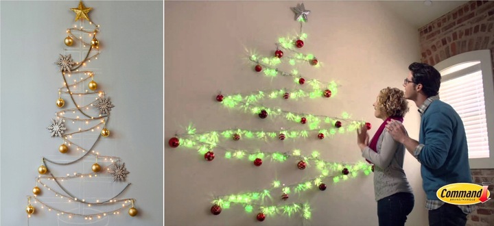 Haczyki Samoprzylepne COMMAND na Ozdoby Świąteczne 40 szt