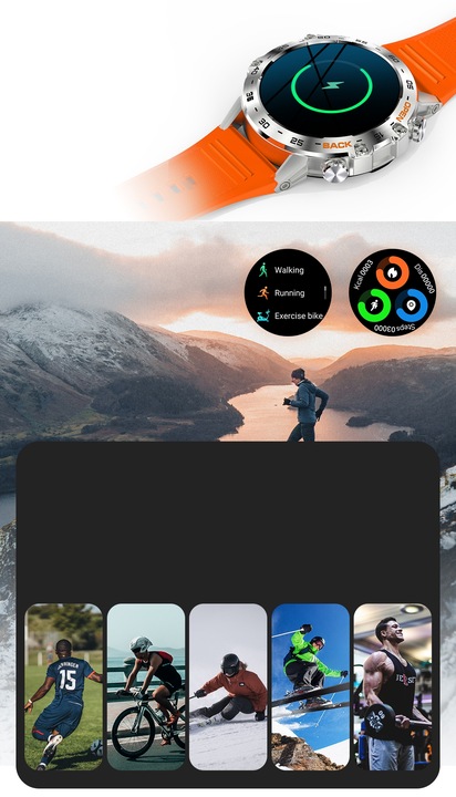 Zegarek SMARTWATCH na Komunię DLA CHŁOPCA GRAVITY BAT. 400mAh - Z ROZMOWAMI
