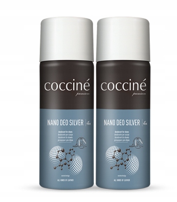 Odświeżacz do butów ZE SREBREM antyseptyczny NANO SILVER COCCINE 2X400ml