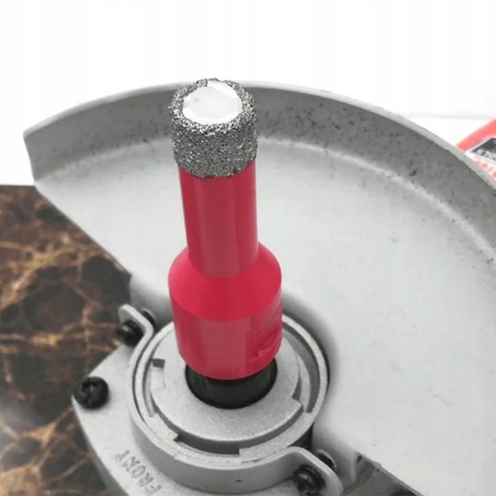 OTWORNICA DIAMENTOWA KORONKA DO GRESU M14 ZESTAW ⌀ 6,8,10,35,68 mm +ADAPTER