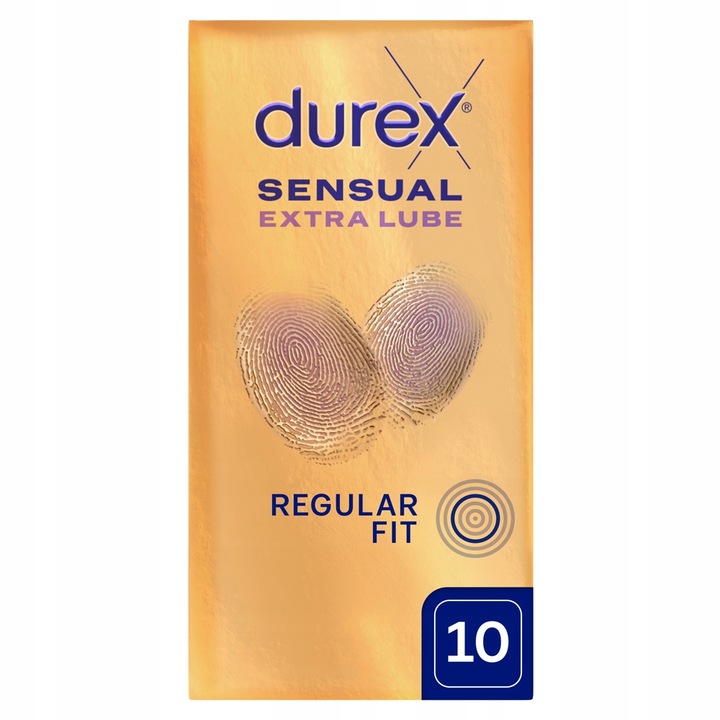 Prezerwatywy DUREX SENSUAL EXTRA LUBRICATED z dodatkowym lubrykantem
