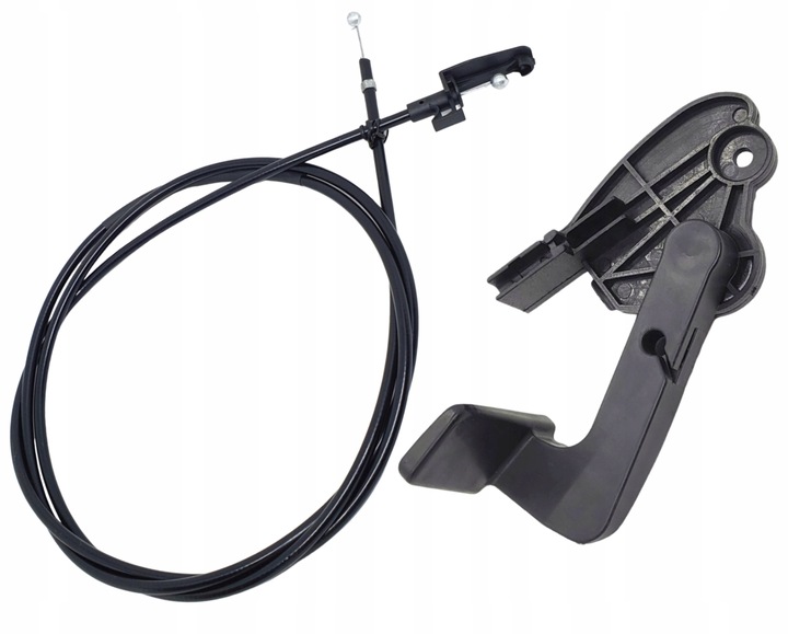 KLAMKA RĄCZKA + LINKA OTWIERANIA MASKI KOMPLET - AUDI A4 B6 / AUDI A4 B7