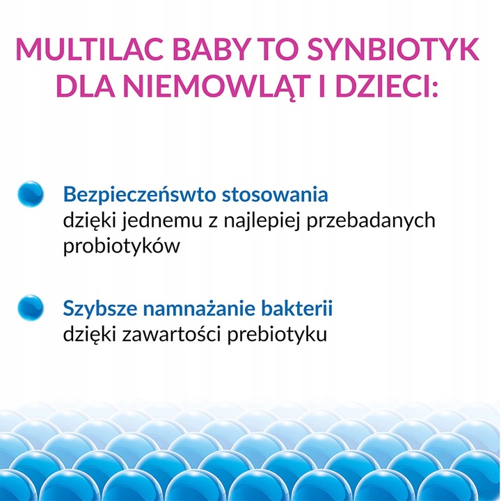 MULTILAC BABY synbiotyk dla dzieci krople 2x5ml