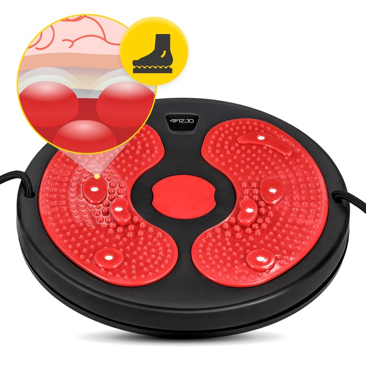 TWISTER OBROTOWY DO ĆWICZEŃ Z LINKAMI MASAŻER STÓP PLATFORMA Z