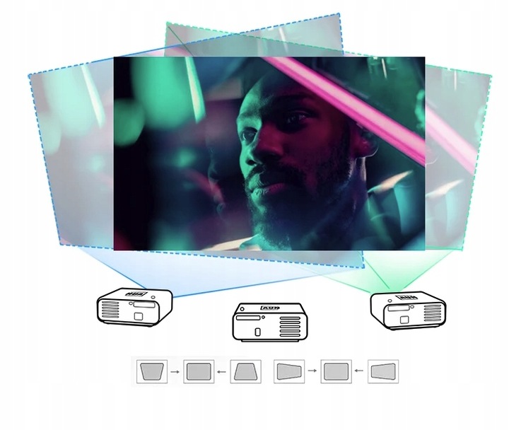 Projektor VIZIO TECH A9G 1550Ansi AndroidTV 14 FullHD 4K Dolby WIFI 6