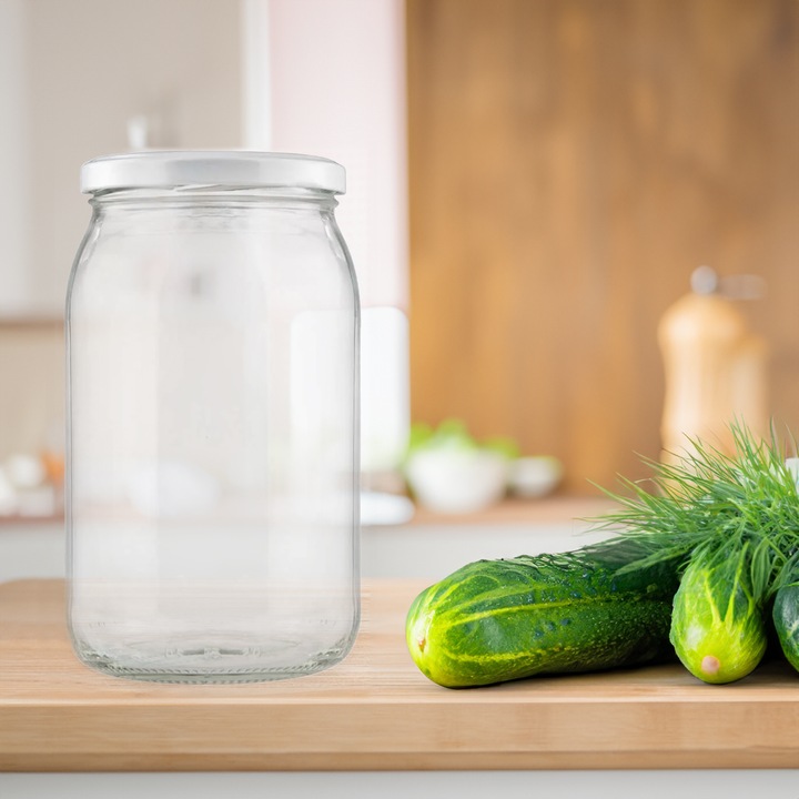 8x Słoik 900ml z zakrętką fi82 na MIÓD DŻEM PRZETWORY słoiki szklane