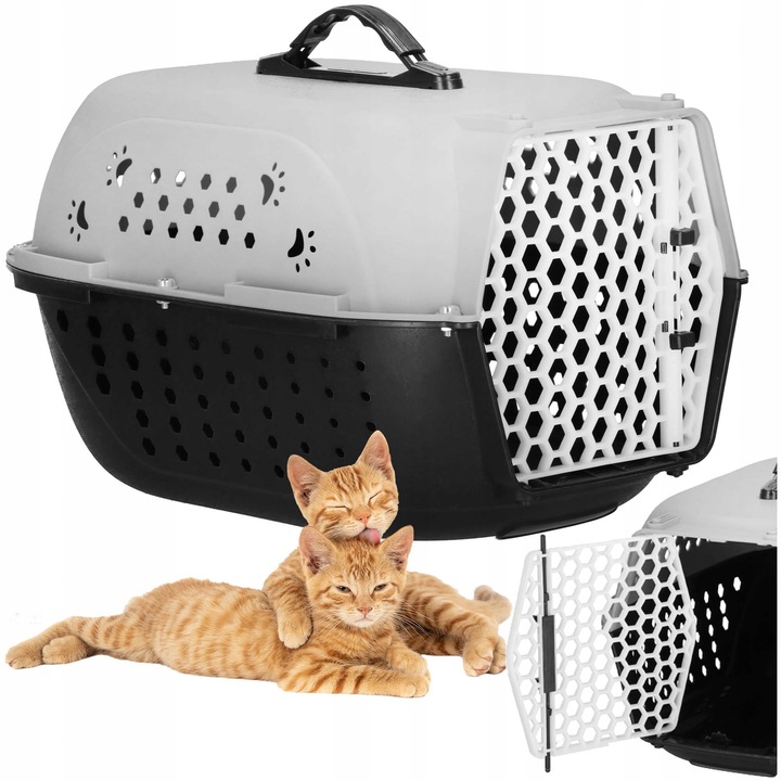 DUŻY TRANSPORTER dla psa kota królika zwierząt KOJEC KLATKA przenośna BOX