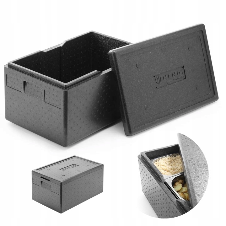 Pojemnik termoizolacyjny HENDI Termiczny TermoBox GN1/1 40L 60x40x28,5cm