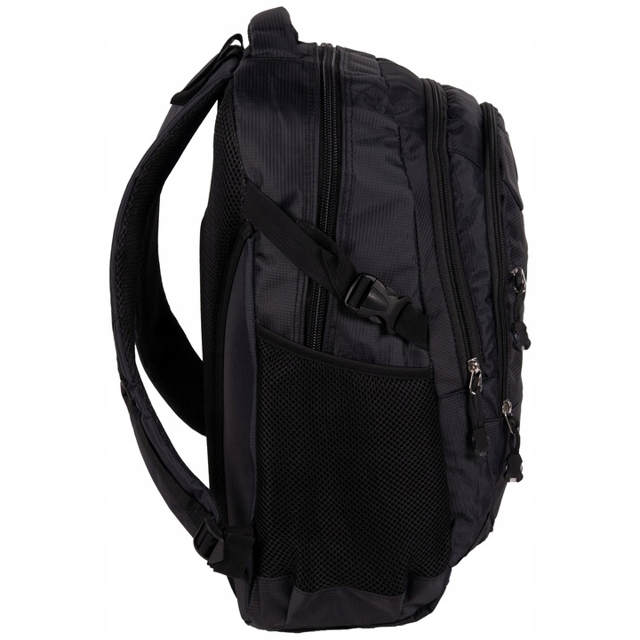 PLECAK SZKOLNY MŁODZIEŻOWY PASO DUŻY CZARNY O POJEMNOŚCI 30L