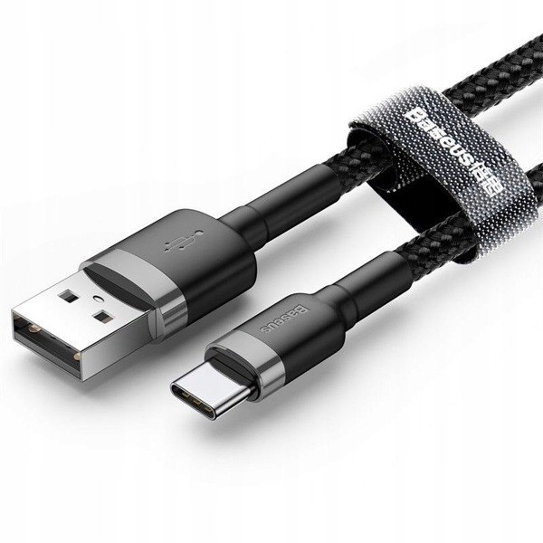 BASEUS Szybki Kabel USB-A - USB-C 2m do Telefonu Quick Charge 2A typ C