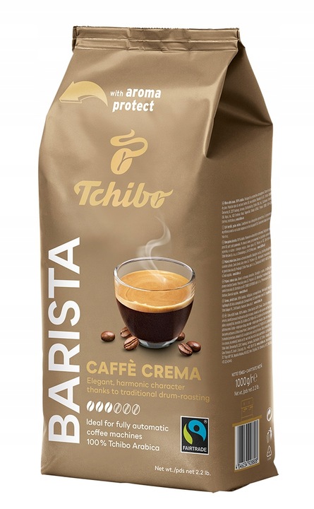 Kawa ziarnista Tchibo Barista Caffe Crema 1kg