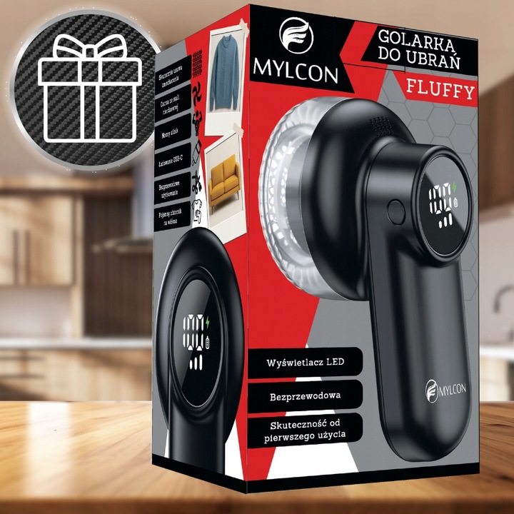 GOLARKA DO UBRAŃ TKANIN SWETRÓW MOCNA AKUMULATOROWA USB-C 3 TRYBY 6