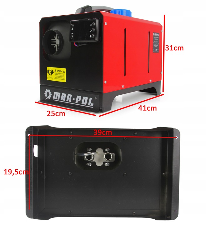 GRZEJNIK OLEJOWY NAGRZEWNICA DMUCHAWA 8000W 230v gwarancja 24mieś