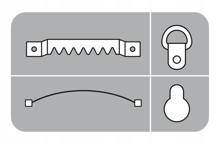 Command haczyk do wieszania dużych obrazów do 3,6 kg, 4 sztuki + 10