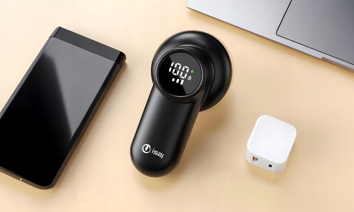 GOLARKA DO UBRAŃ AKUMULATOROWA + USB-C WSKAŹNIK BATERII 6 OSTRZY + 3