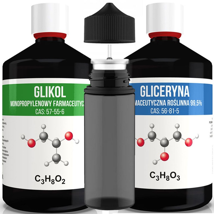 Zestaw GLIKOL 1000 ml + GLICERYNA 1000 ml + BUTELKA GORILLA 120 ml
