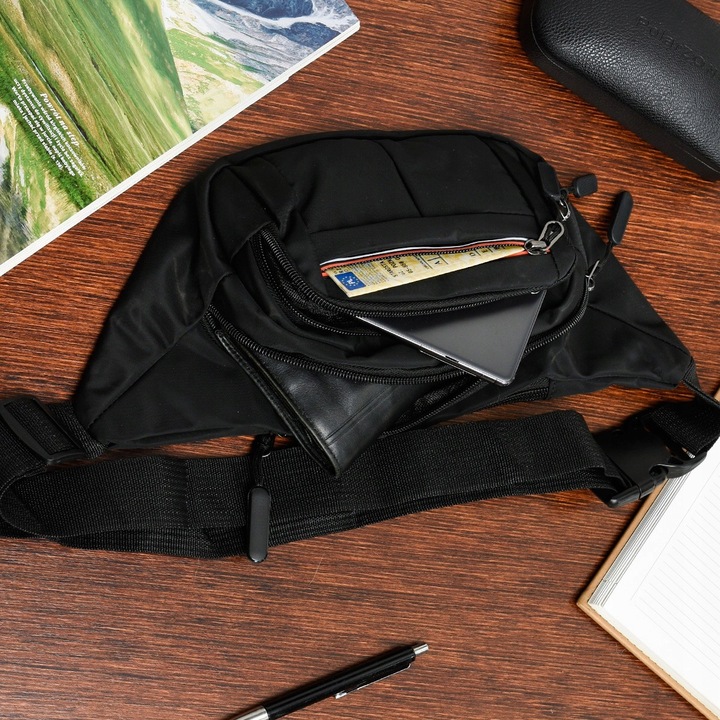 Saszetka nerka wodoodporna wytrzymała pojemna na pas biodrówka Beltimore