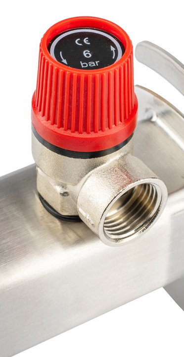 GRUPA BEZPIECZEŃSTWA DO NACZYNIA DO C.W.U 6 BAR STAL NIERDZEWNA INOX IGB