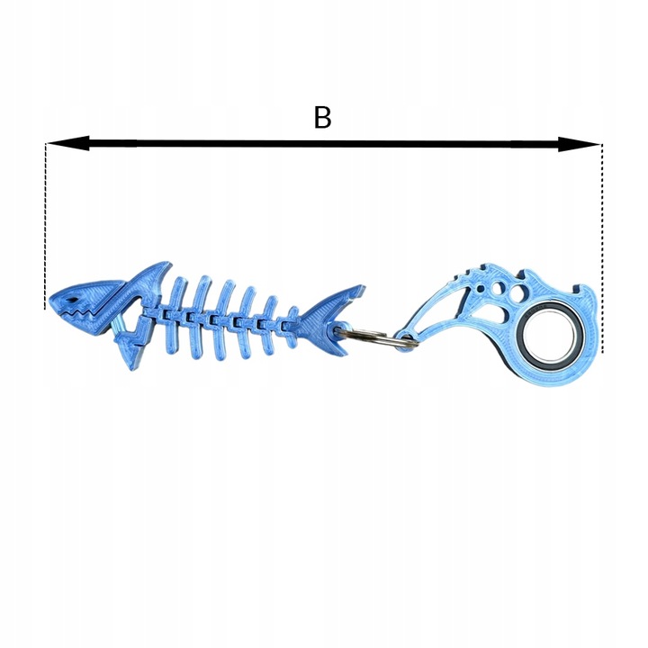 KEYRAMBIT KEYSPINNER Brelok Breloczek ZESTAW FLEXI REKIN Kolor Frozen