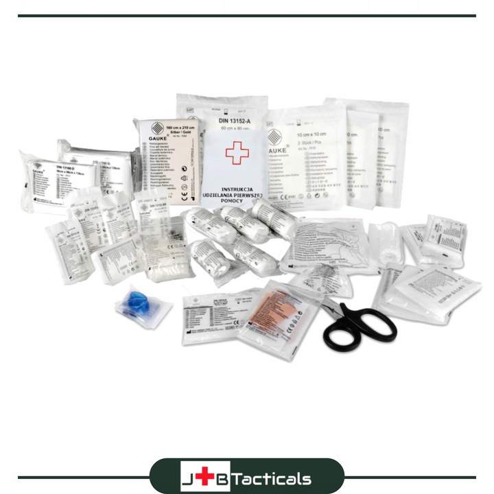 Torba taktyczna apteczka pierwszej pomocy z wyposażeniem 84 elementów IFAK