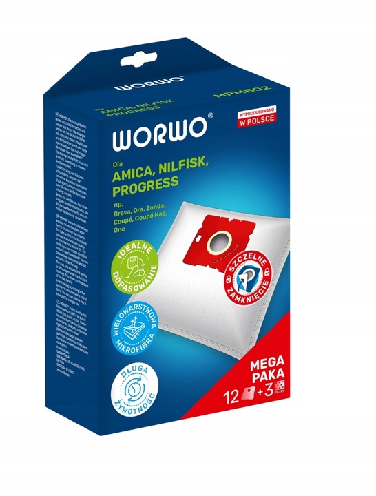 12x WORKI DO AMICA SURAZO VM1058 MPMB02K 3 x FILTR WLOTOWY