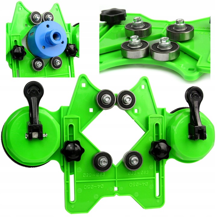 PROWADNICA DO OTWORNIC KORONEK SZABLON DO WIERCENIA OTWORÓW W PŁYTKACH