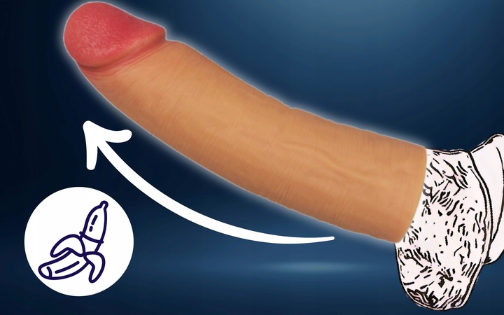 NAKŁADKA na PENISA realistyczna seks PRZEDŁUŻKA proteza penisa dla mężczyzn