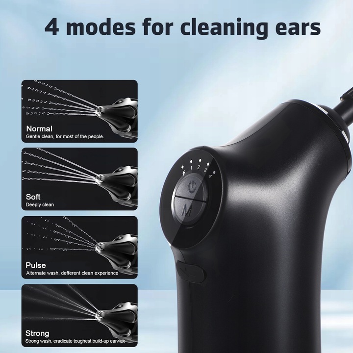 BEZPRZEWODOWY IRYGATOR DO CZYSZCZENIA USZU PRZYRZĄD DO PŁUKANIA WOSKOWINY