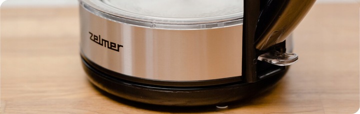 Czajnik Bezprzewodowy Szklany Elektryczny ZELMER ZCK8011 1,7L