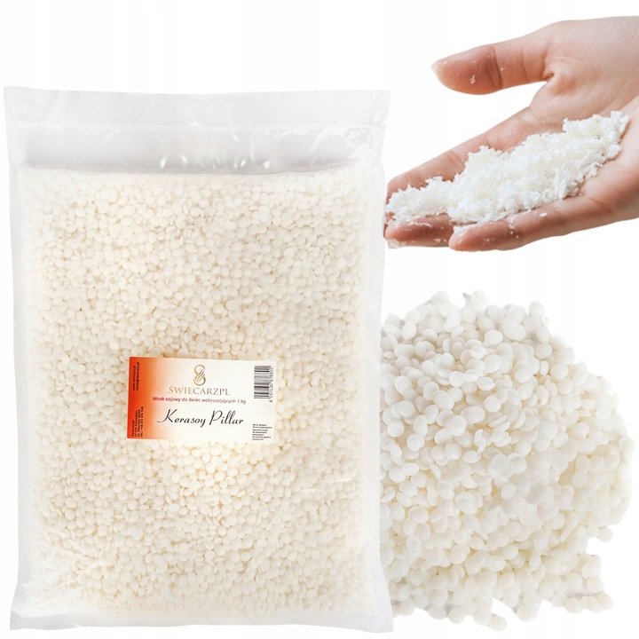 Wosk sojowy KeraSoy Pillar 1 kg 100% naturalny
