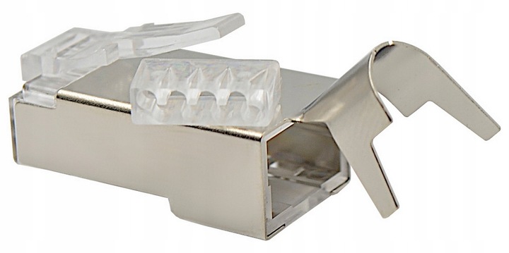 Wtyki RJ45 przelotowy kat 7 FTP pass through 10szt