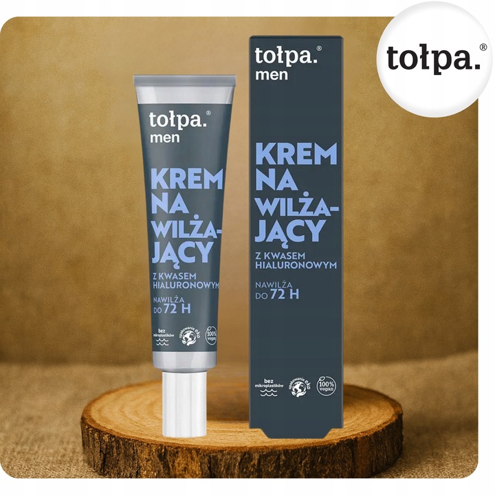 Nawilżający Krem dla Mężczyzn z Kwasem Hialuronowym Łagodzący Wydajny 40 ml