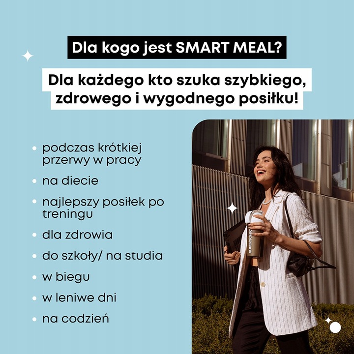 Posiłek SUPERSONIC Smart Meal WPC Zamiennik Posiłku w Proszku + KREM GRATIS