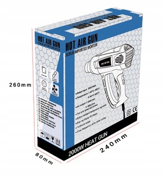 OPALARKA Elektryczna z regulacją 2 biegi 2000W 600C regulacja