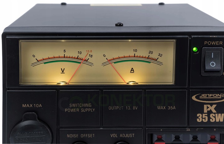 JETFON PC-35-SW ZASILACZ 9-15V 35A CB KF VHF UHF
