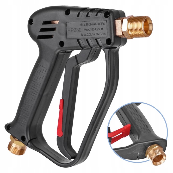 Pistolet do myjki KARCHER HD HDS gwint M22 280bar 25l/min 150°C