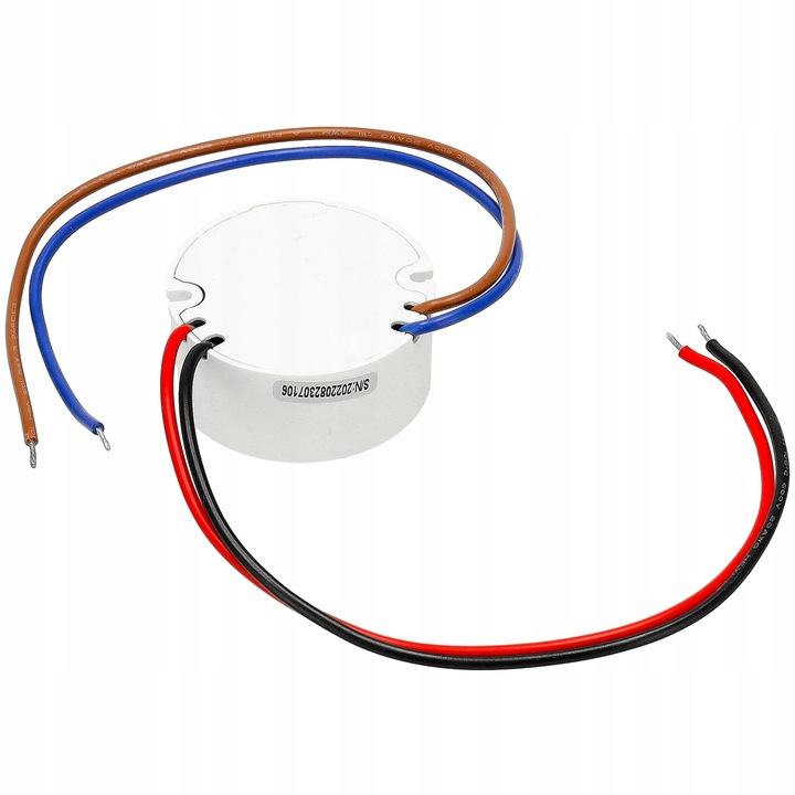 Zasilacz Transformator LED 12V 30W 2,5A Do Puszki FI60 IP67 Dopuszkowy
