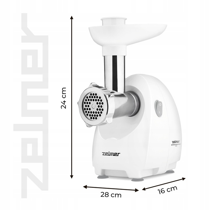 MASZYNKA DO MIELENIA MIĘSA ZELMER SZATKOWNICA WYCISKARKA WOLNOOBROTOWA
