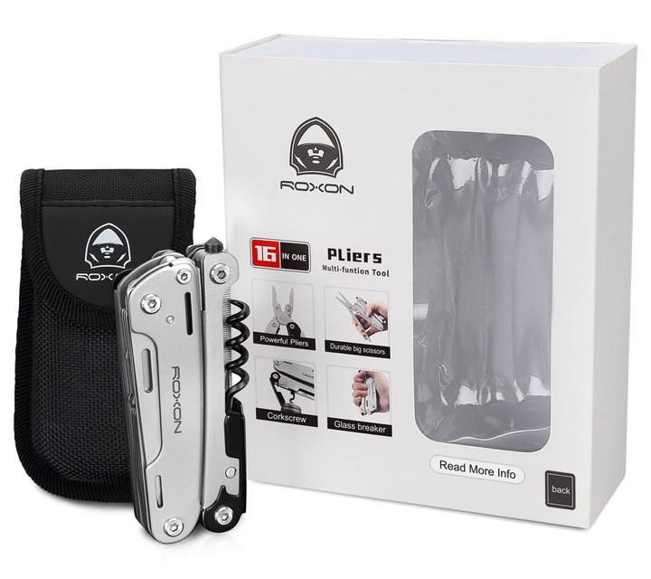 Multitool ROXON Storm S801 - 16 w jednym+Etui+BITY