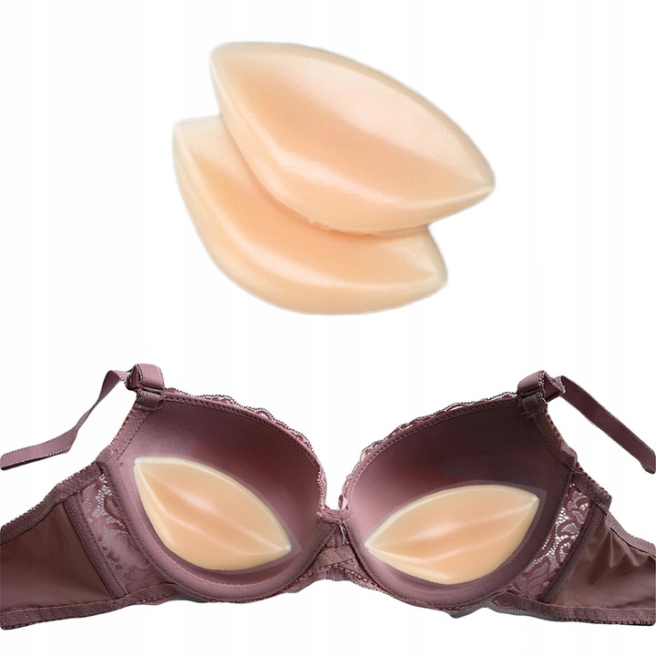 WKŁADKI DO BIKINI STANIKA PUSH UP SILIKON WYMIENNE MODELUJĄCE POWIĘKSZAJĄCE