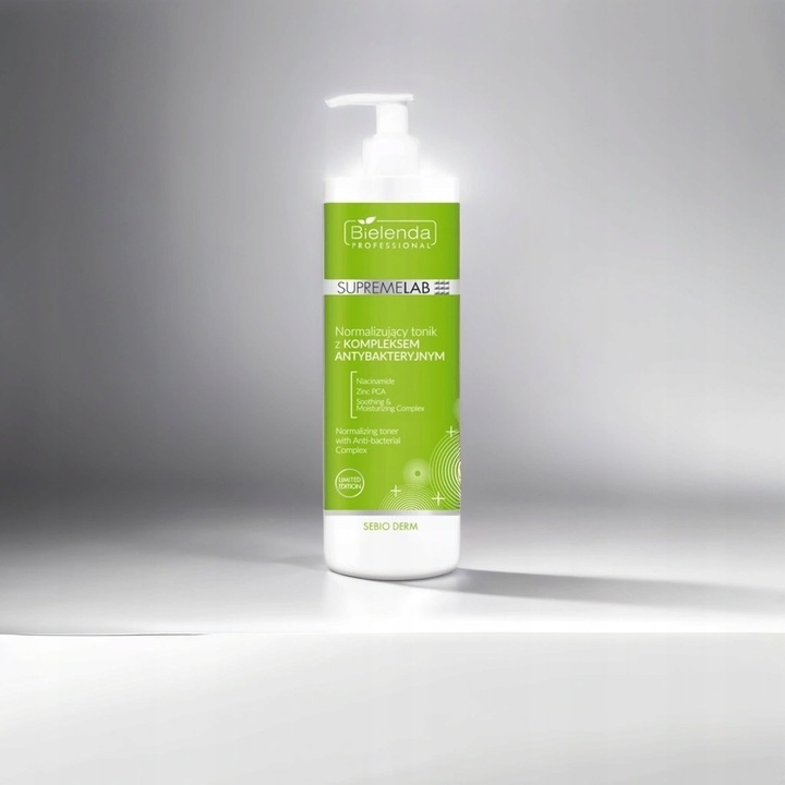 BIELENDA Tonik Do Twarzy Supremelab Normalizujący Sebum Sebio Derm 500ml
