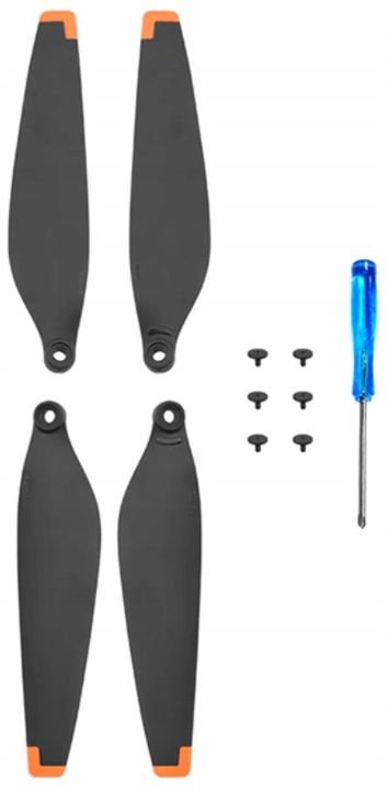 Komplet Zestaw 8 Śmigieł Łopat Wirnika Do Drona DJI Mini 3 / 4 Pro + Śruby