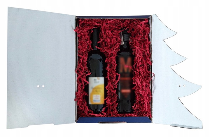 35x25x10 CM PUDEŁKO PREZENTOWE REKLAMOWE ŚWIĄTECZNE CHOINKA GRATIS 1605 C