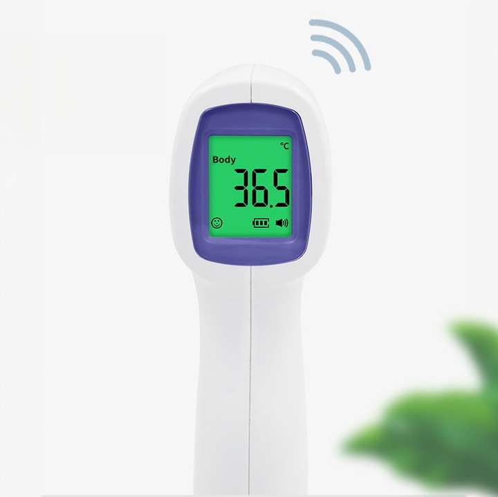 TERMOMETR BEZDOTYKOWY NA PODCZERWIEŃ LCD ELEKTRONICZNY CYFROWY DOKŁADNY